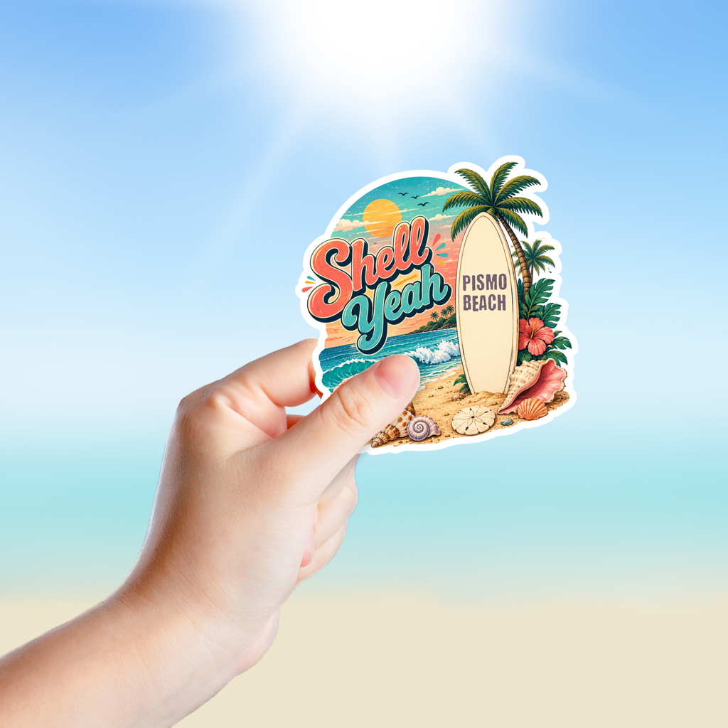 Custom Stickers, Vinyl Stickers | Shell Yeah Beach