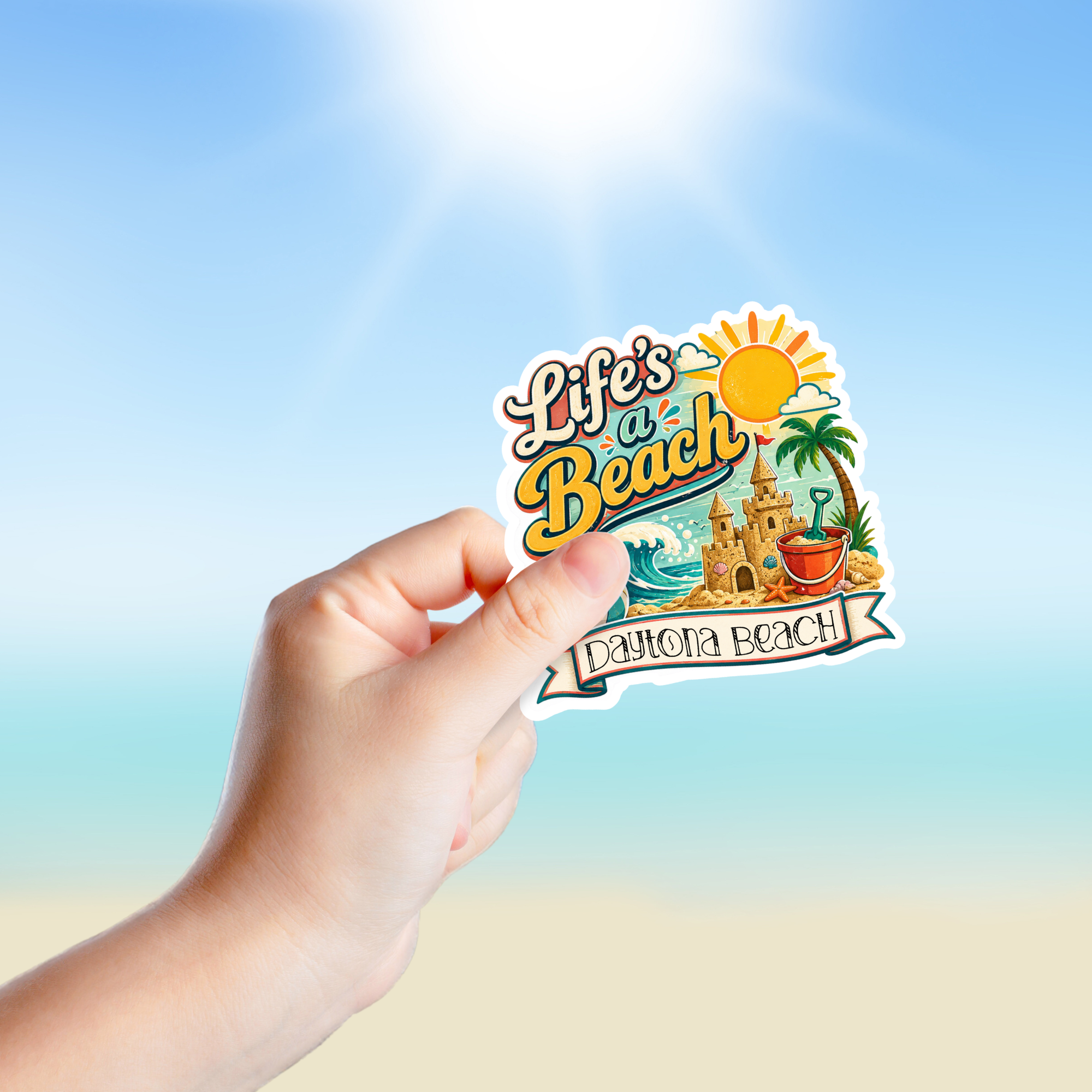 Custom Stickers, Vinyl Stickers | Life's a Beach Design