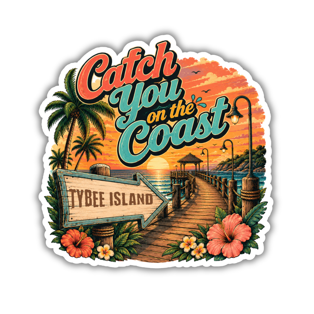 Custom Stickers, Vinyl Stickers | Catch you on the Coast