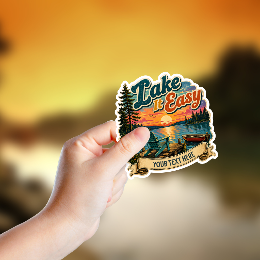 Custom Stickers, Vinyl Stickers | Lake it Easy