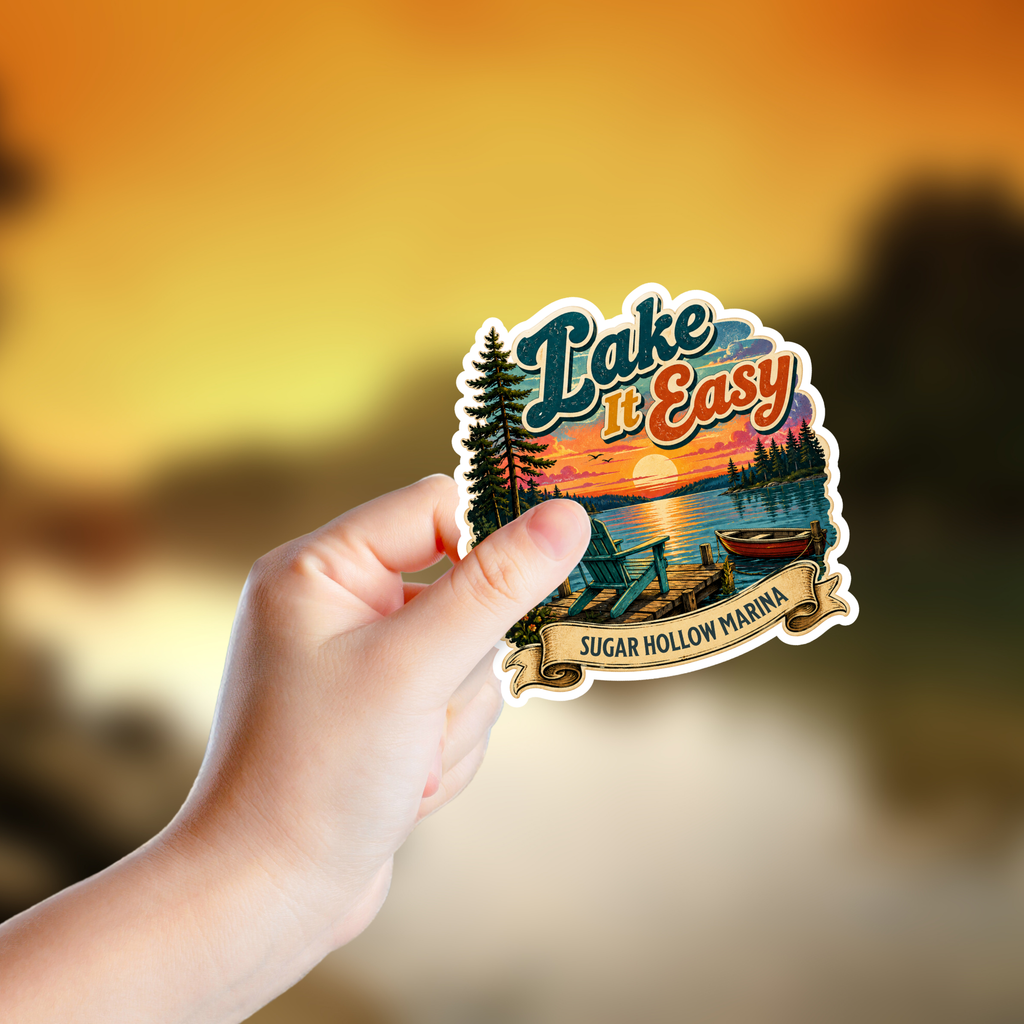 Custom Stickers, Vinyl Stickers | Lake it Easy
