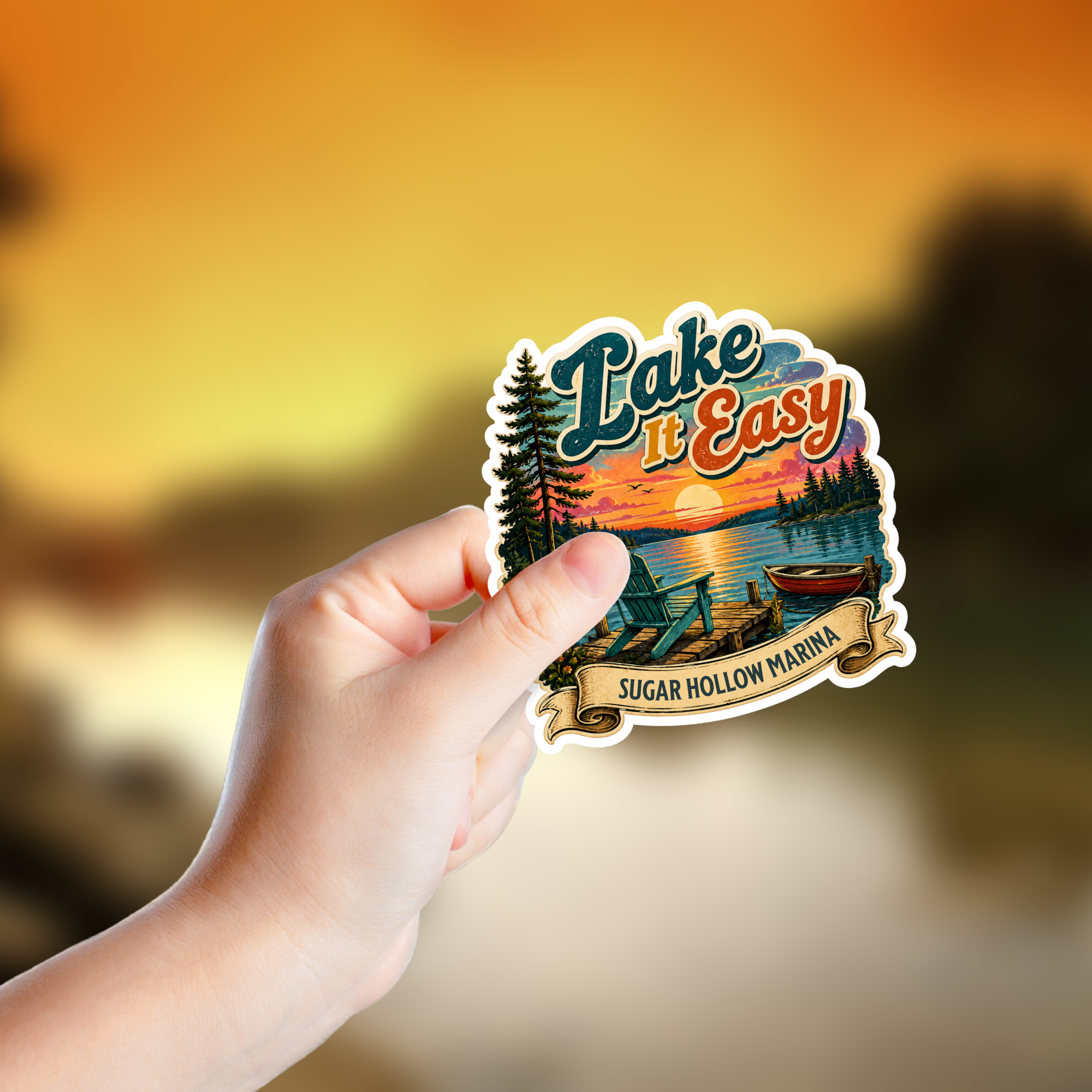 Custom Stickers, Vinyl Stickers | Lake it Easy