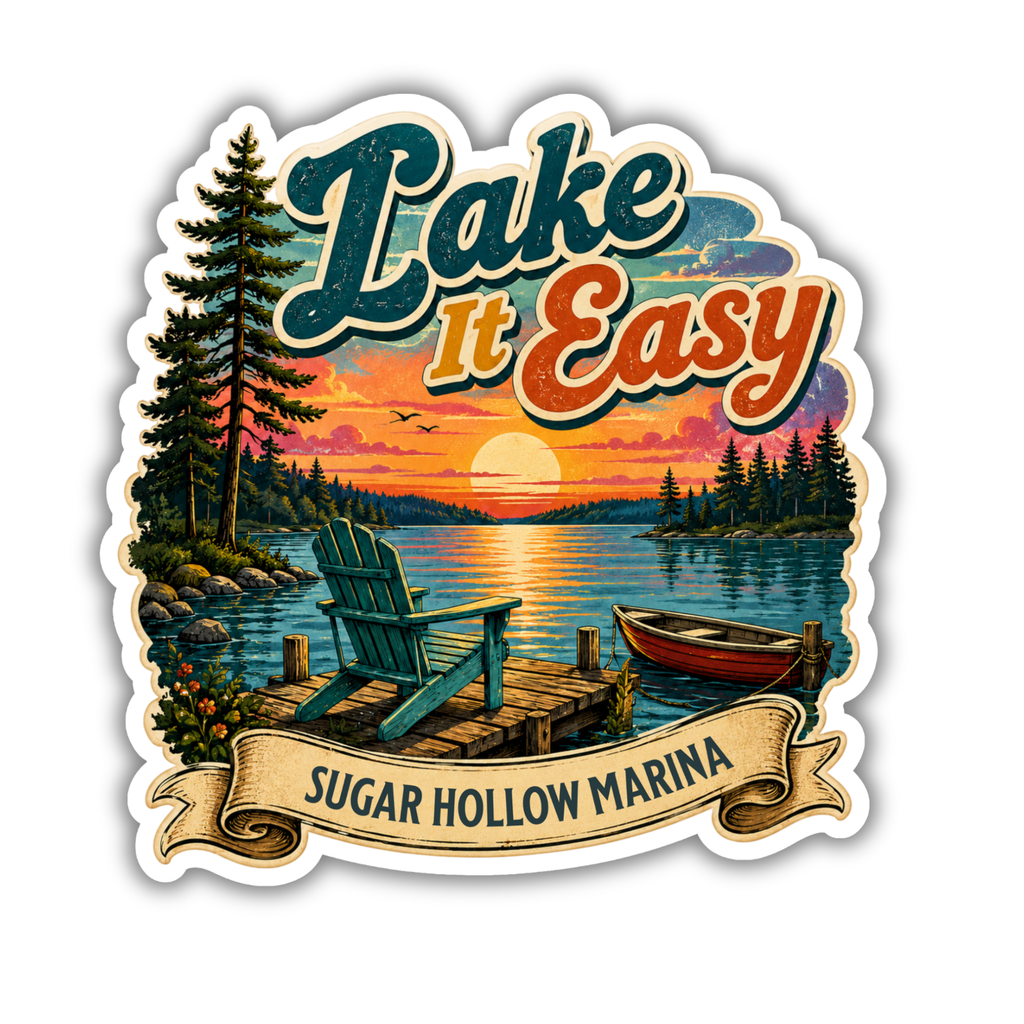 Custom Stickers, Vinyl Stickers | Lake it Easy