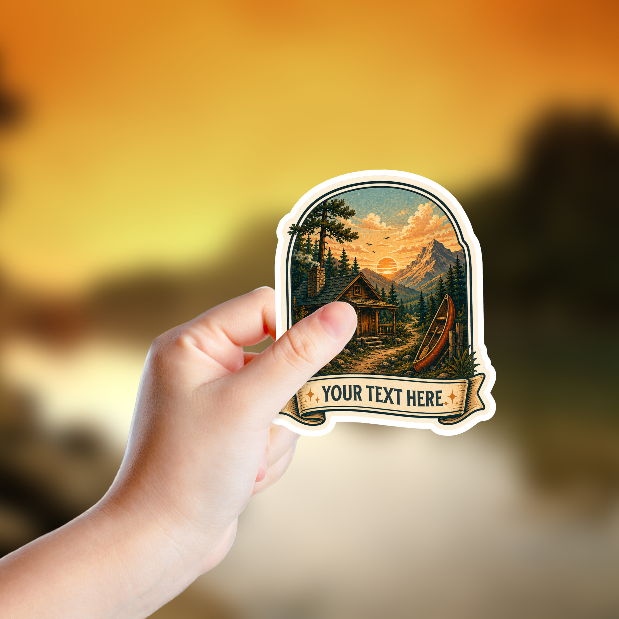 Custom Stickers, Vinyl Stickers | Cabin in the Woods