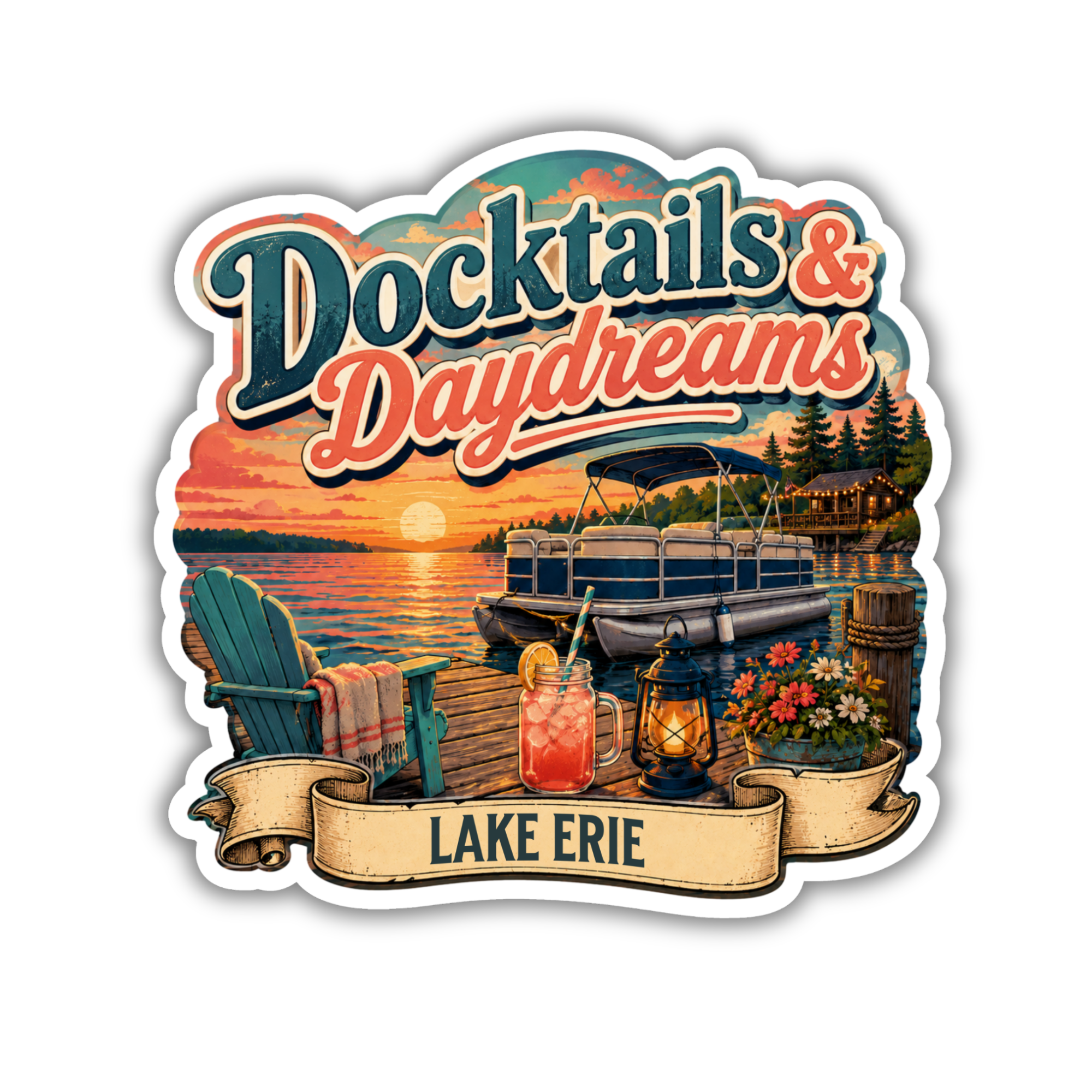 Custom Stickers, Vinyl Stickers | Docktails and Daydreams