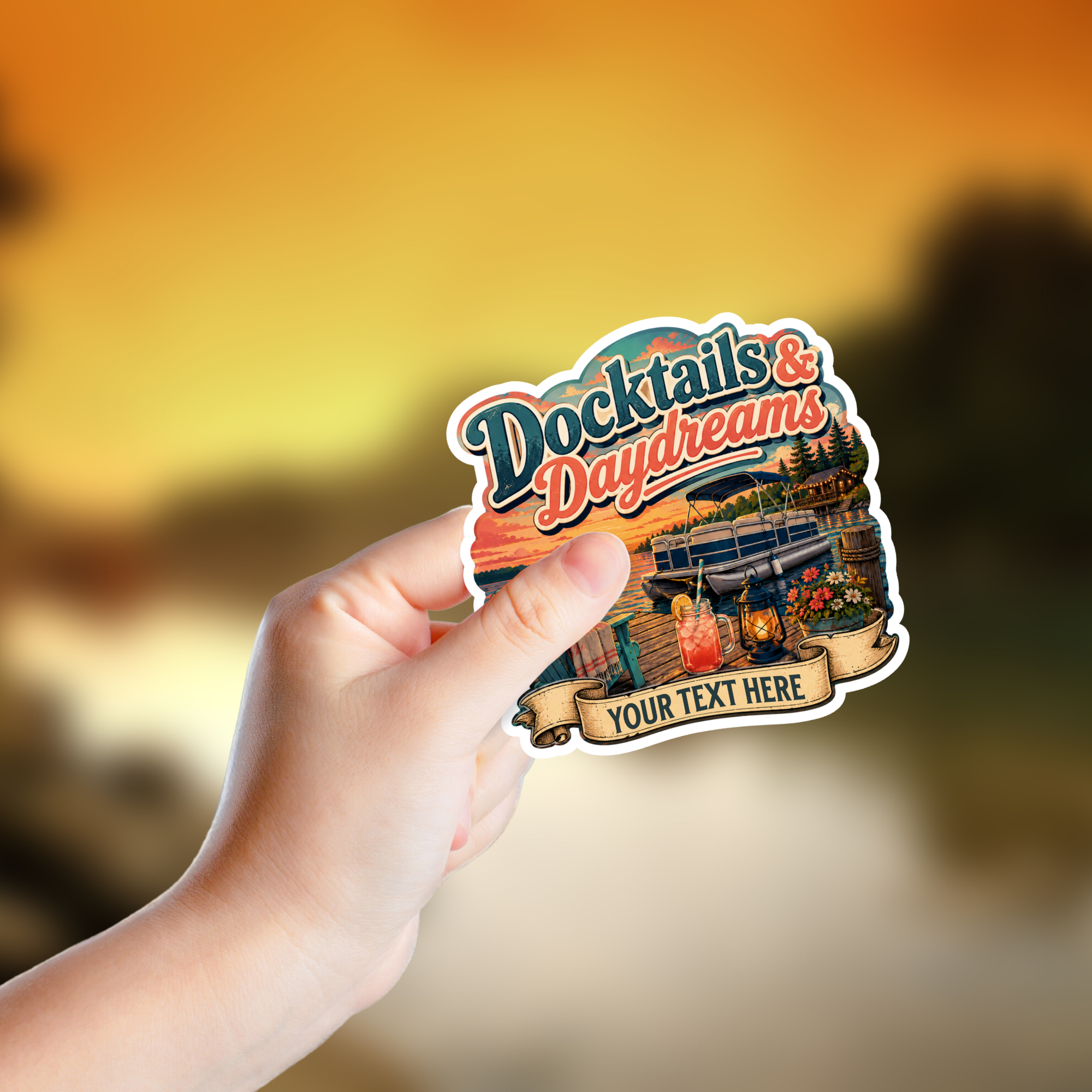 Custom Stickers, Vinyl Stickers | Docktails and Daydreams