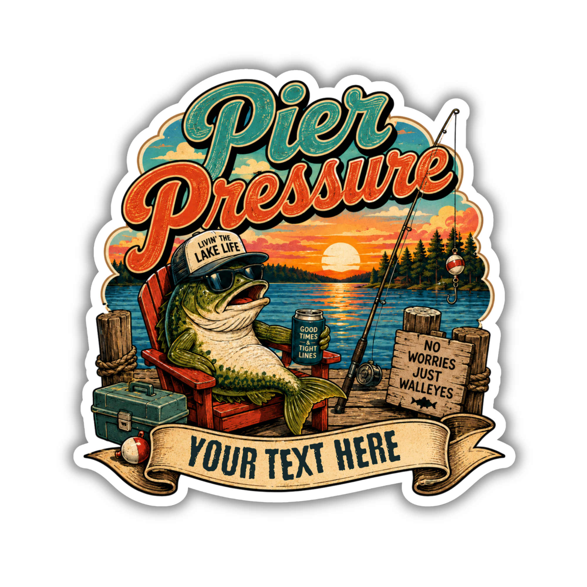 Custom Stickers, Vinyl Stickers | Pier Pressure