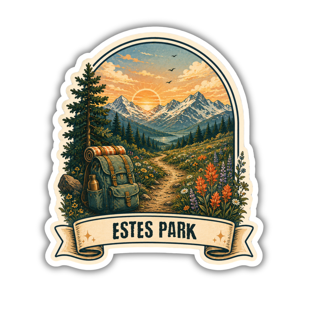 Custom Stickers, Vinyl Stickers | Backpacking Trail