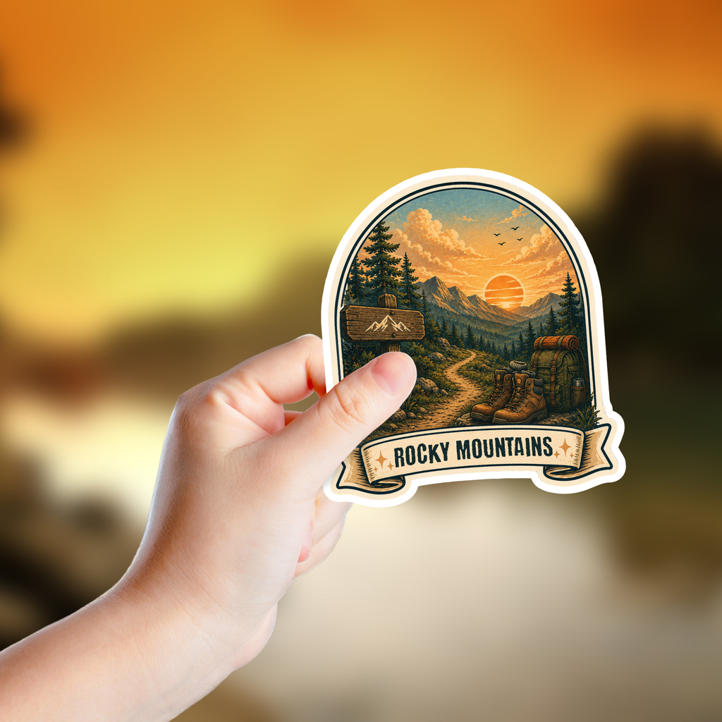 Custom Stickers, Vinyl Stickers | Sunrise Mountain Trailhead