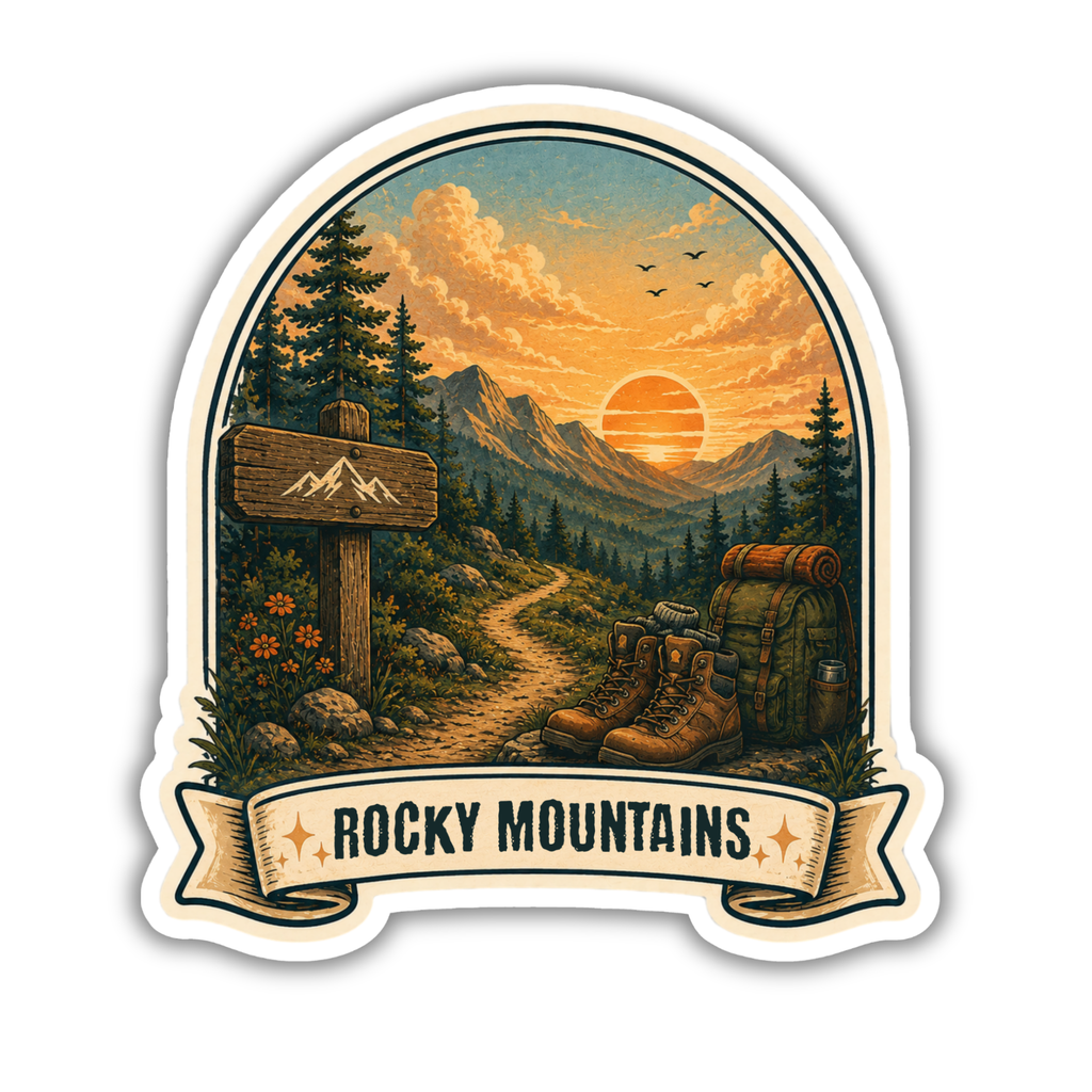 Custom Stickers, Vinyl Stickers | Sunrise Mountain Trailhead
