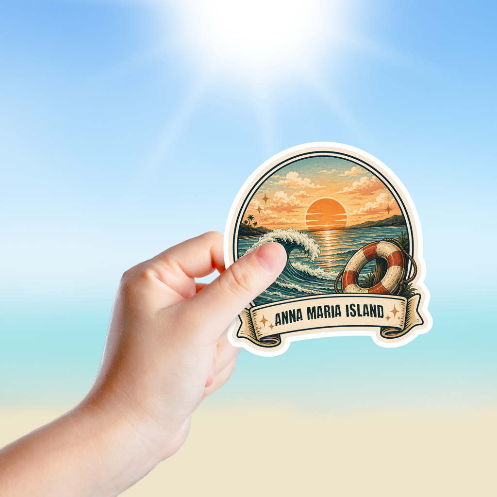 Custom Stickers, Vinyl Stickers | Wave at the Beach