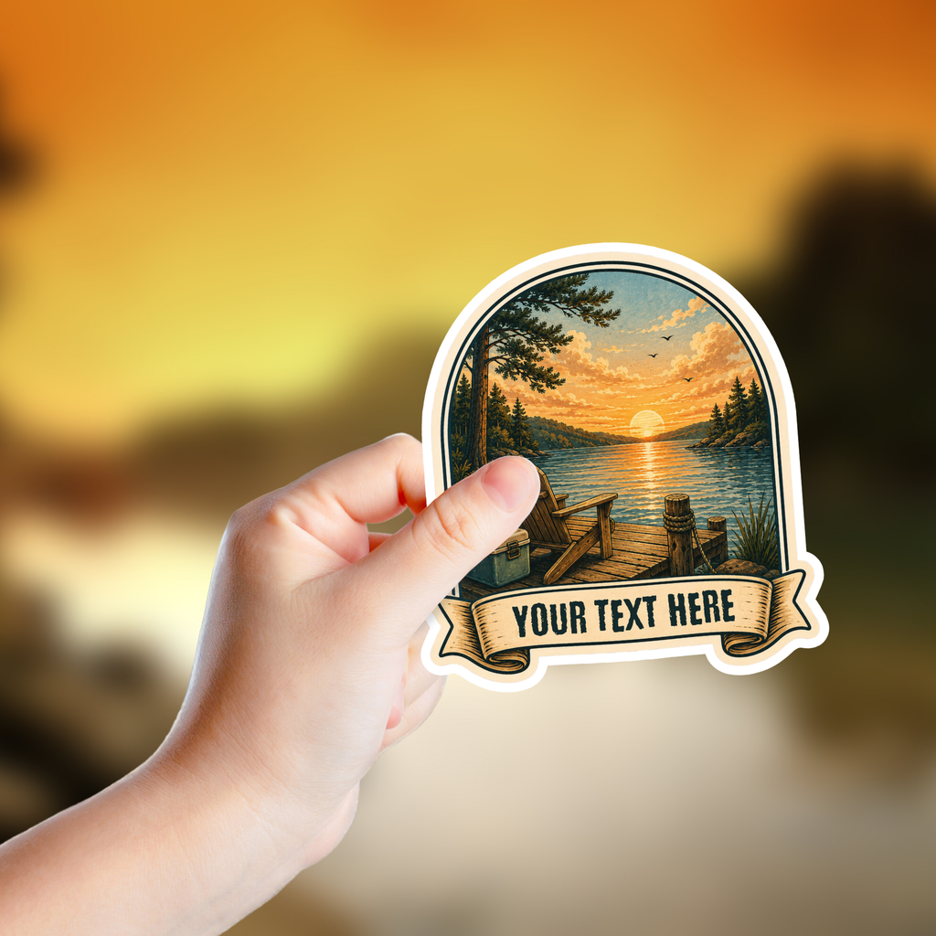 Custom Stickers, Vinyl Stickers | Relaxing Dock