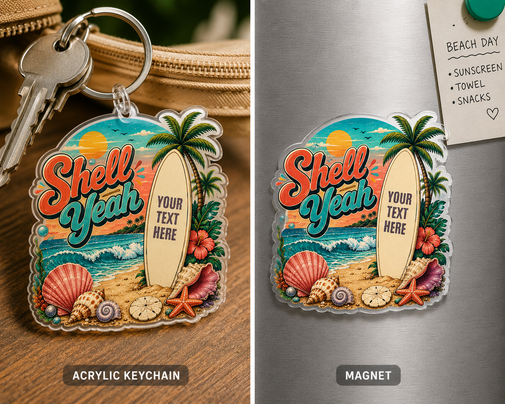 Custom Stickers, Vinyl Stickers | Shell Yeah Beach