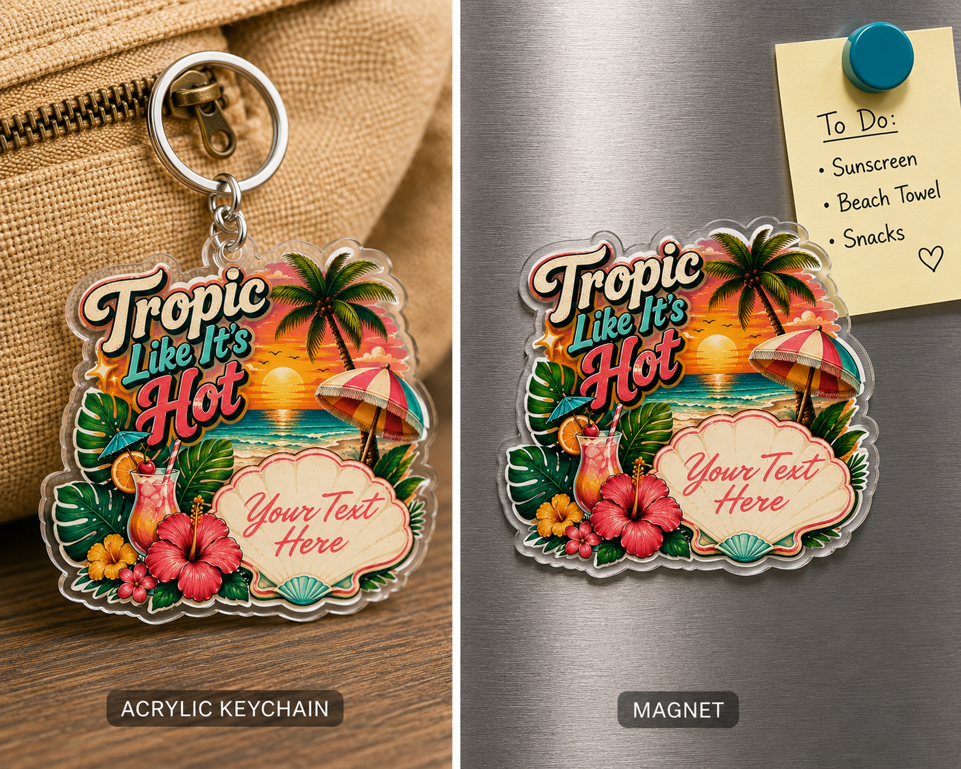 Custom Stickers, Vinyl Stickers | Tropic Like It's Hot